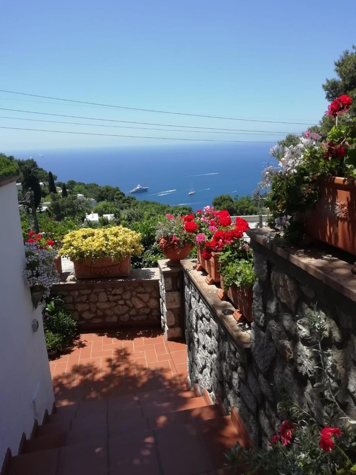 Marvelous Sea View Villa Capri Exterior foto
