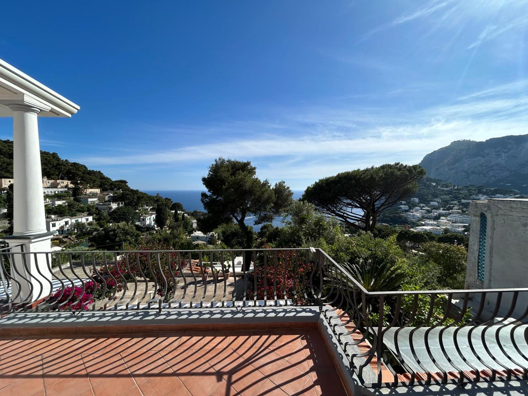 Marvelous Sea View Villa Capri Exterior foto